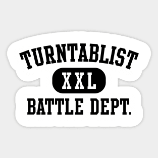 Turntablist XXL Sticker